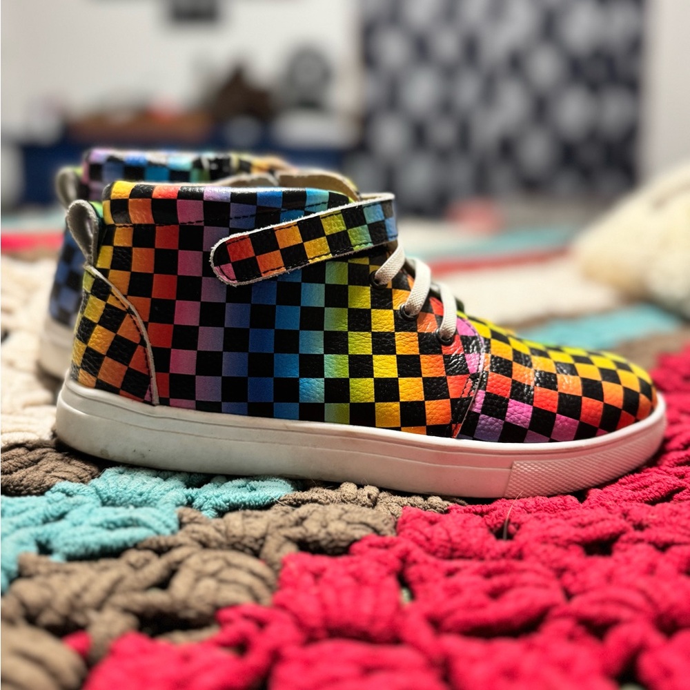 Rainbow high tops size UK38/ US7
